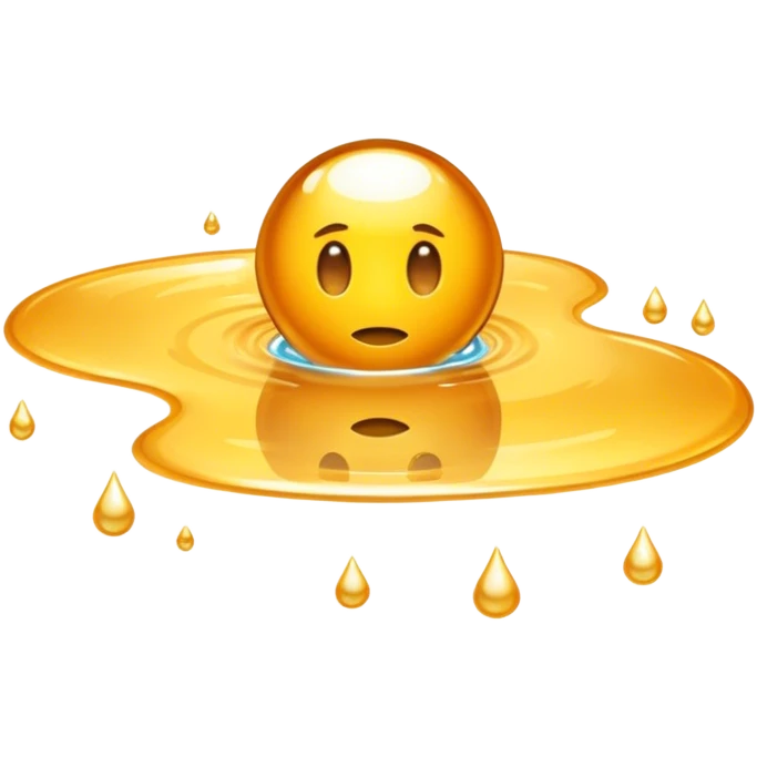 Realistic mercury emoji