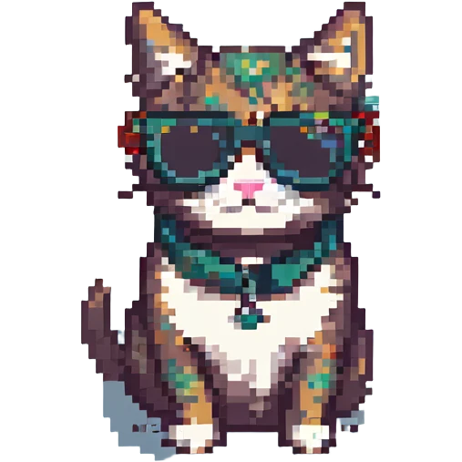 cat wearing sunglasses emoji