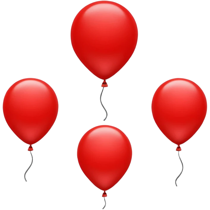 red balloon emoji