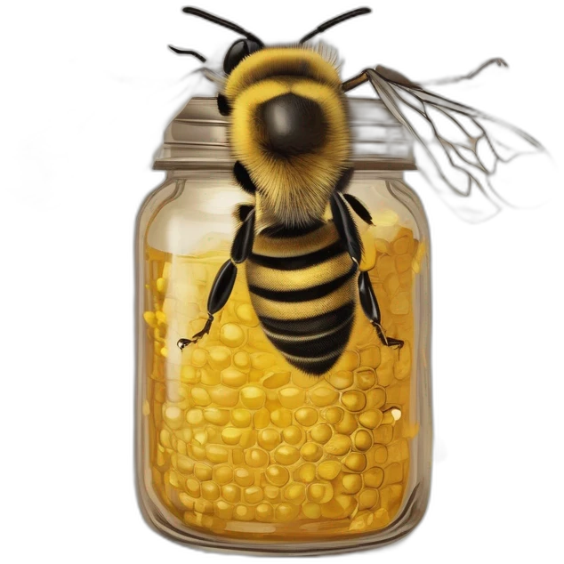 Jar of bees emoji