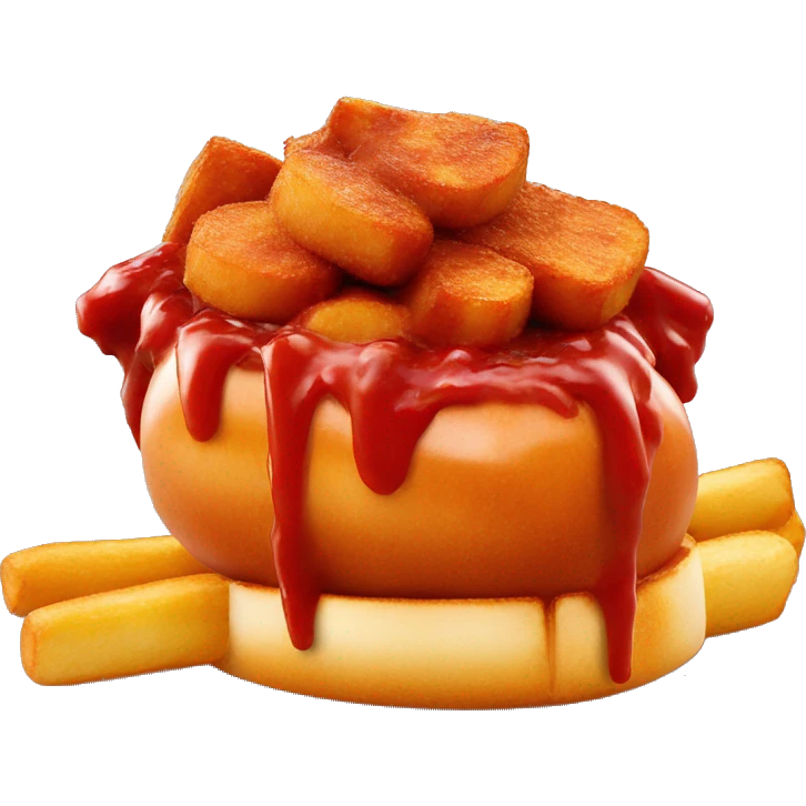 Currywurst mit pommes emoji