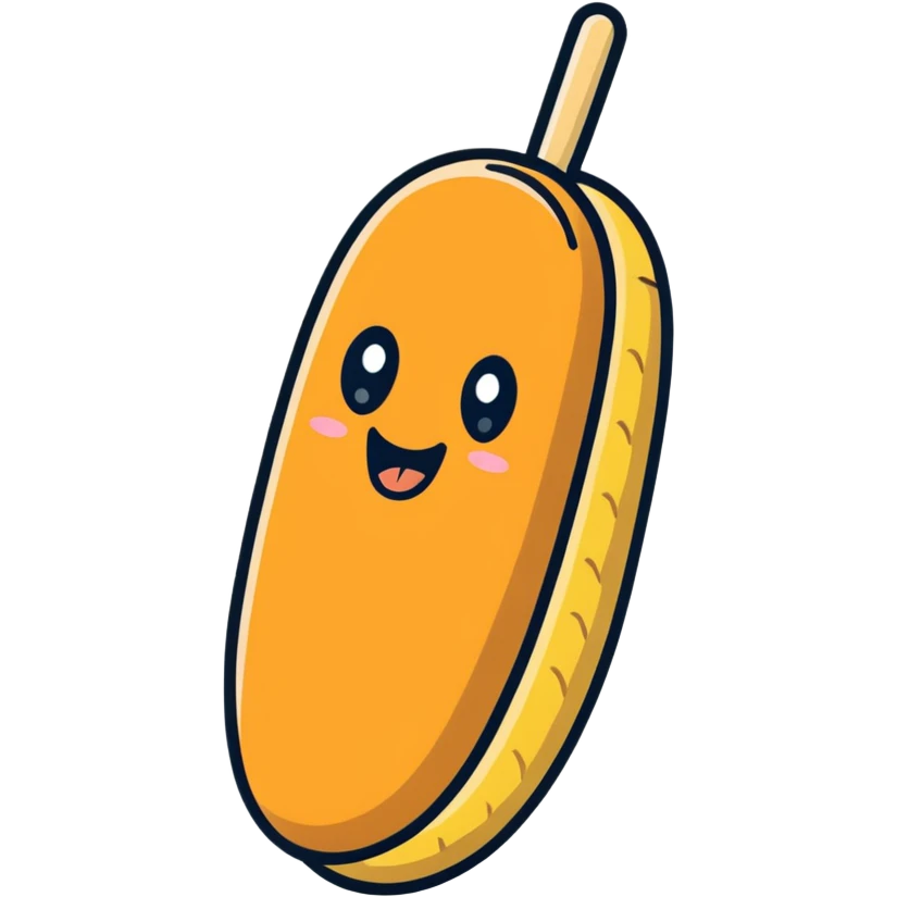 korean corn dog emoji