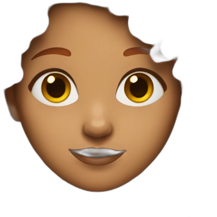 Girl with medium red hair emoji