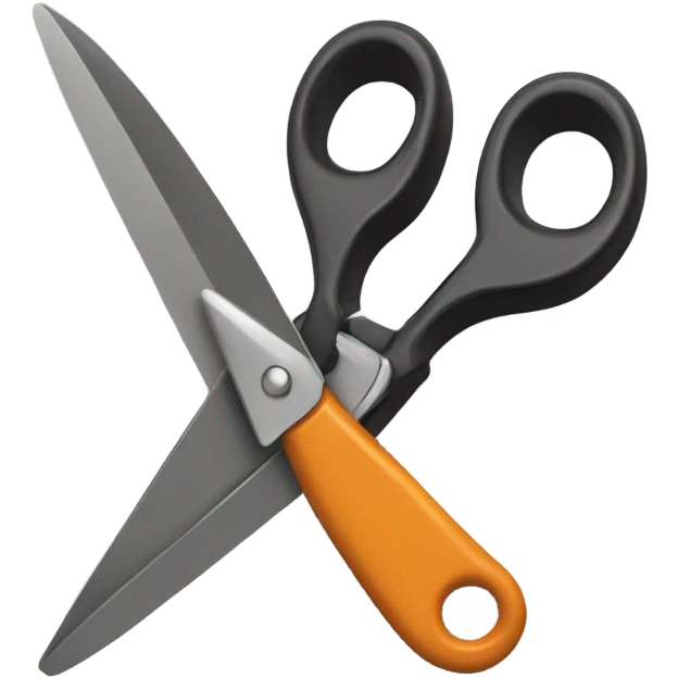 scissors cutting a magnet  emoji