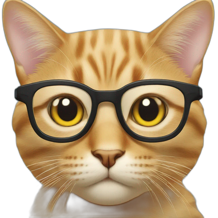 cat glasses emoji