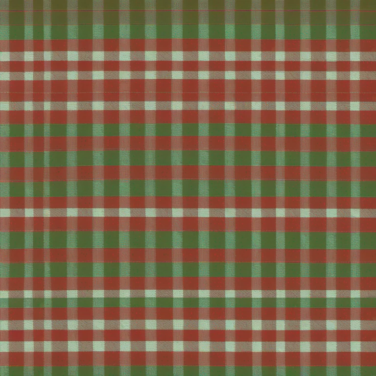 Red green plaid gift  emoji