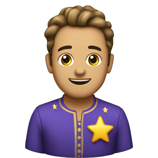 cuidad de fiesta con estrellas emoji