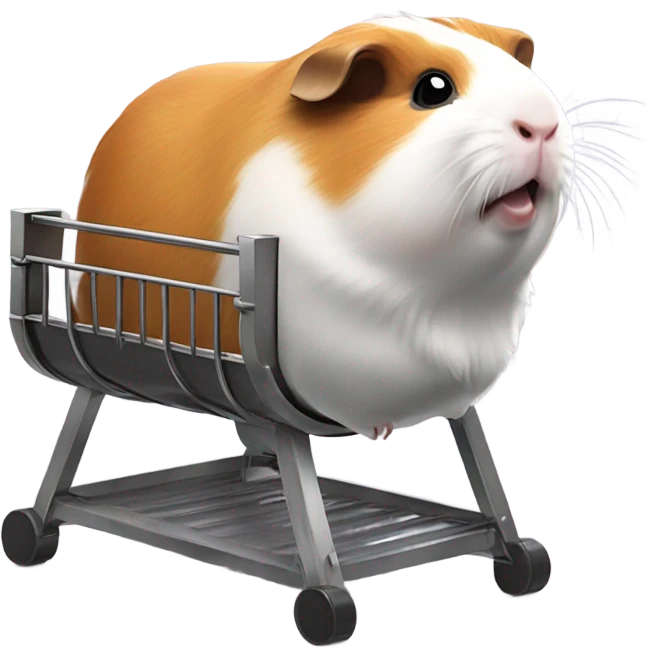 Guinea pig on a grill emoji