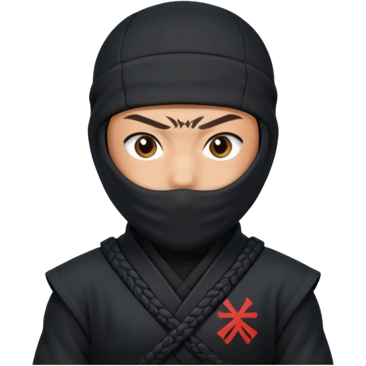 Ninja with MB written on it emoji
