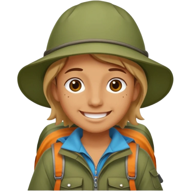 People who are going camping should wear a camping outfit emoji