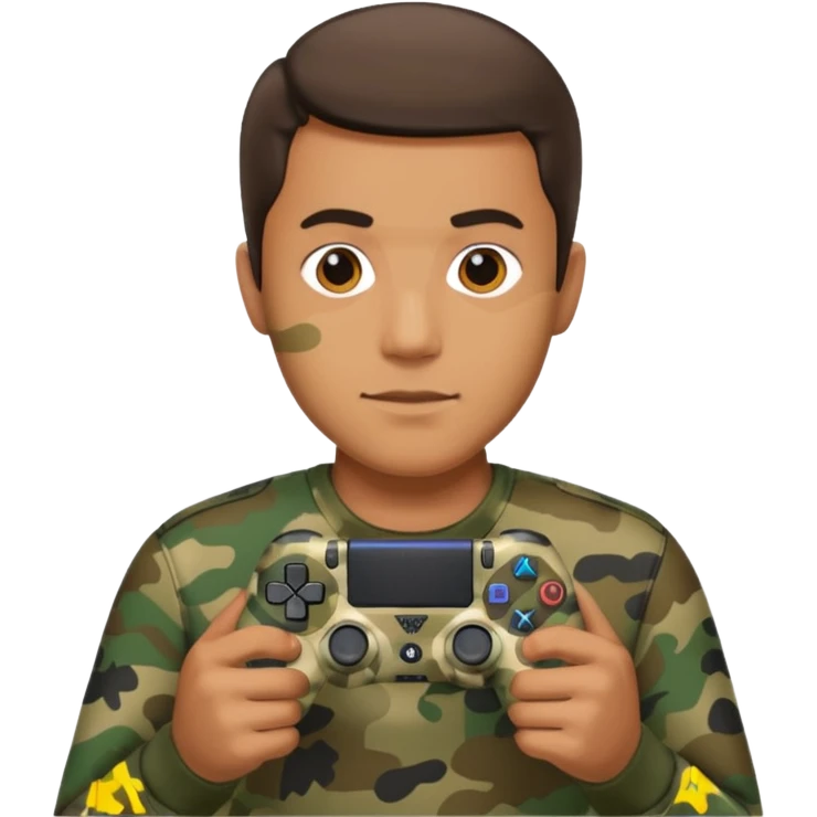 homme-avec-manette-ps4-camouflage emoji