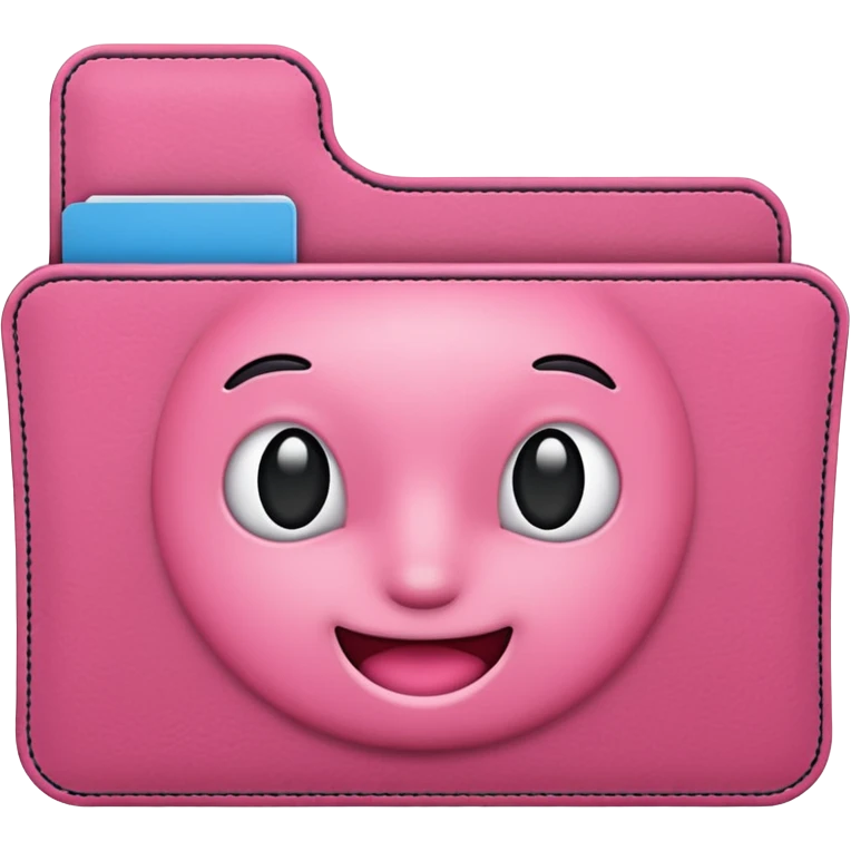 crée moi un dossier de couleur rose  emoji