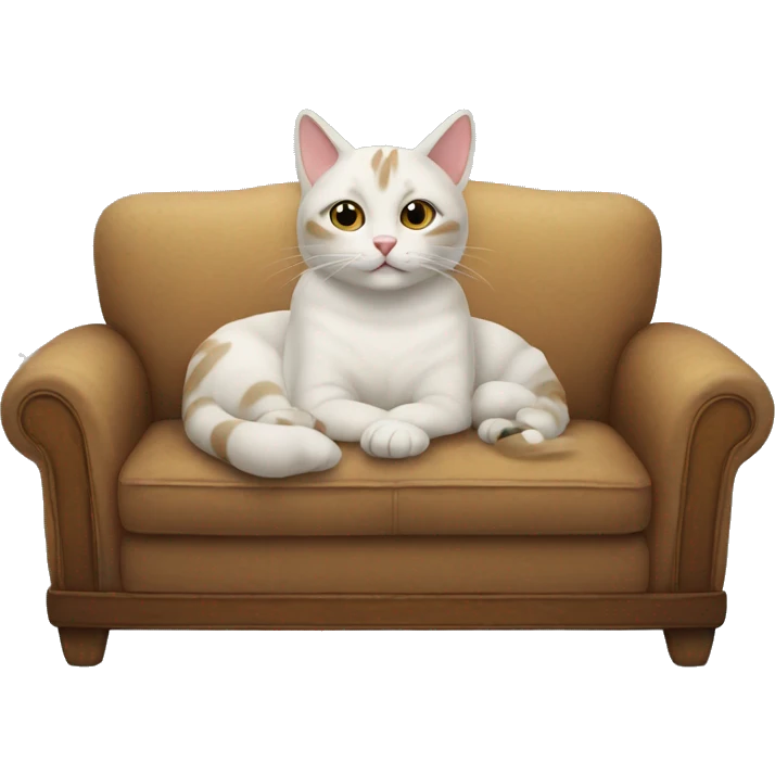 Cat on sofa  emoji