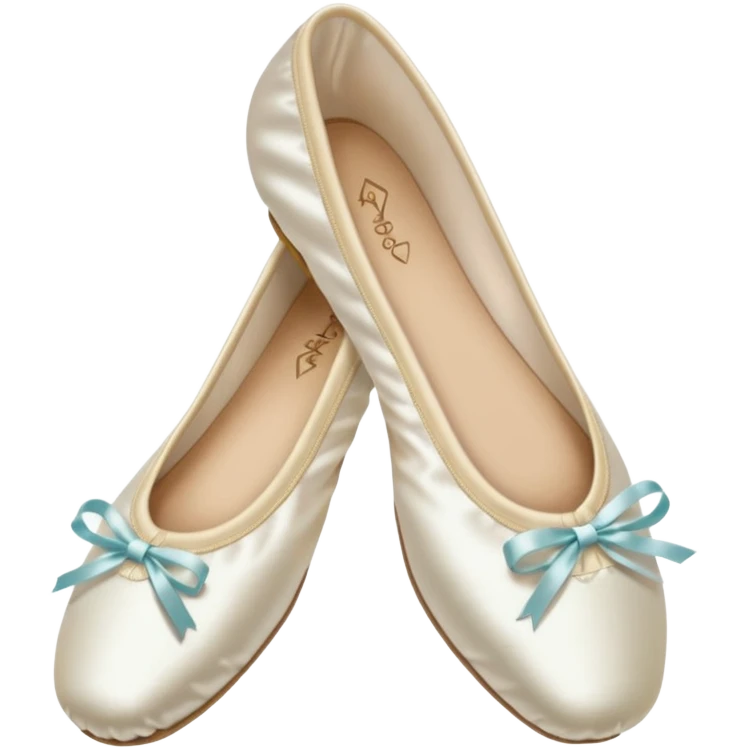Full Ivory ballet shoes emoji