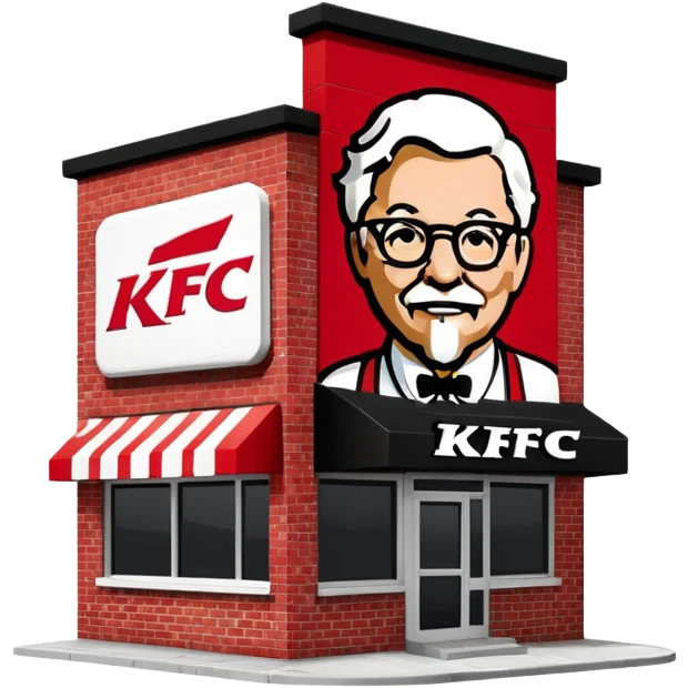 KFC’s building  emoji