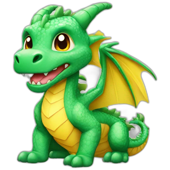 dragon cute CRISTAL emoji