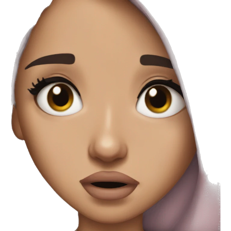 ariana grande crying emoji