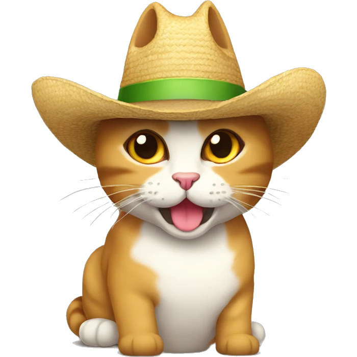 Gato con sombrero  emoji