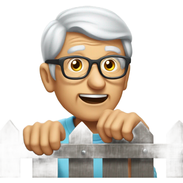 Old neighbor spills gossip  emoji