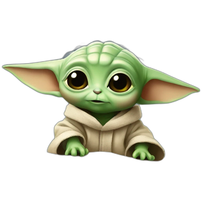 baby yoda studying  emoji