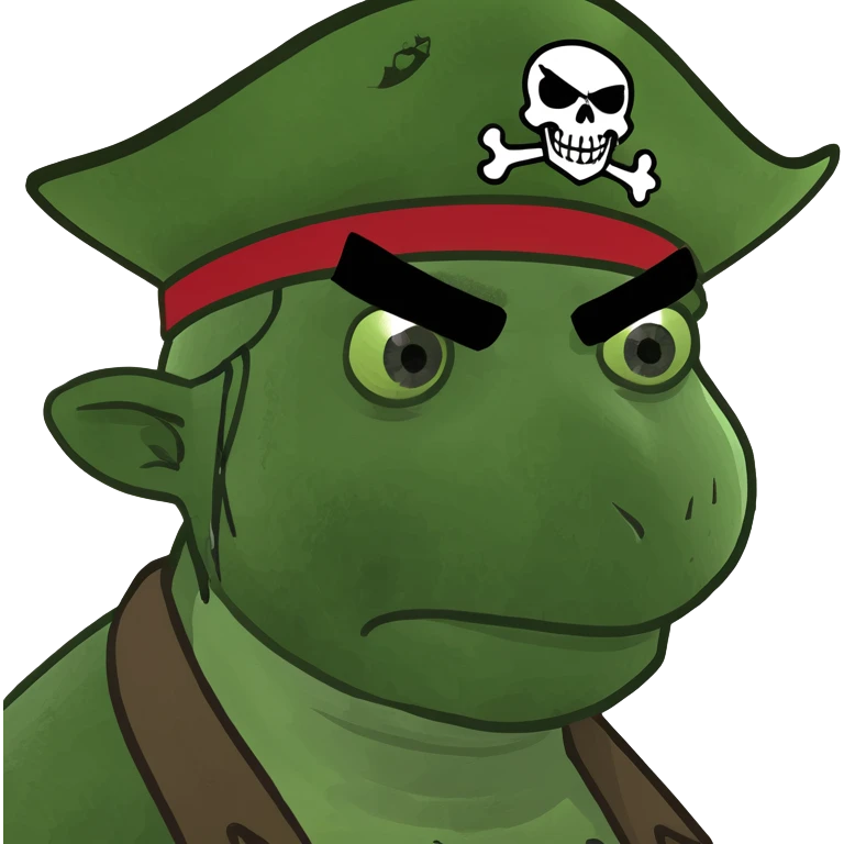 injured pirate meme emoji style emoji