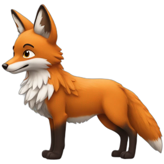 Renard avec ailes emoji