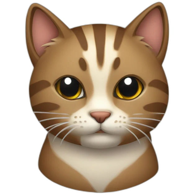 Gato de madera emoji