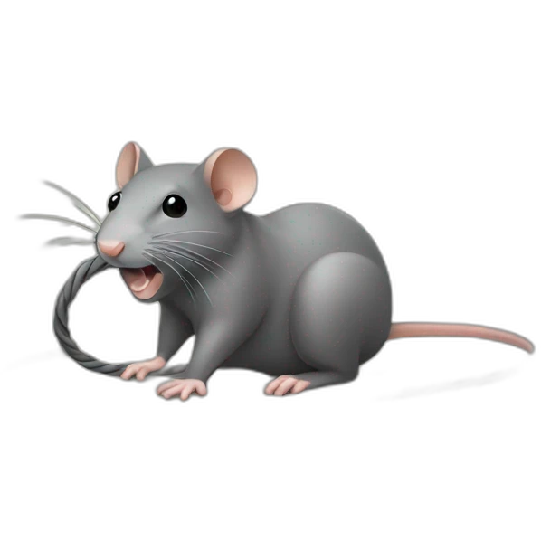 rat chewing cable emoji