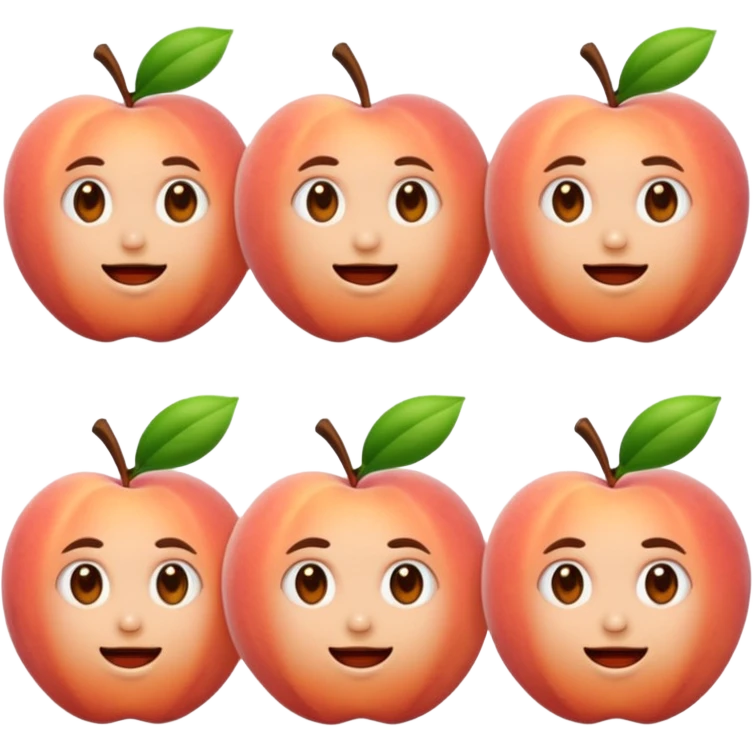 Peach emoji slapped  emoji