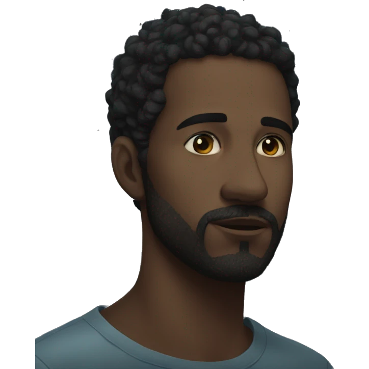 nighttime ocean introspection portrait emoji