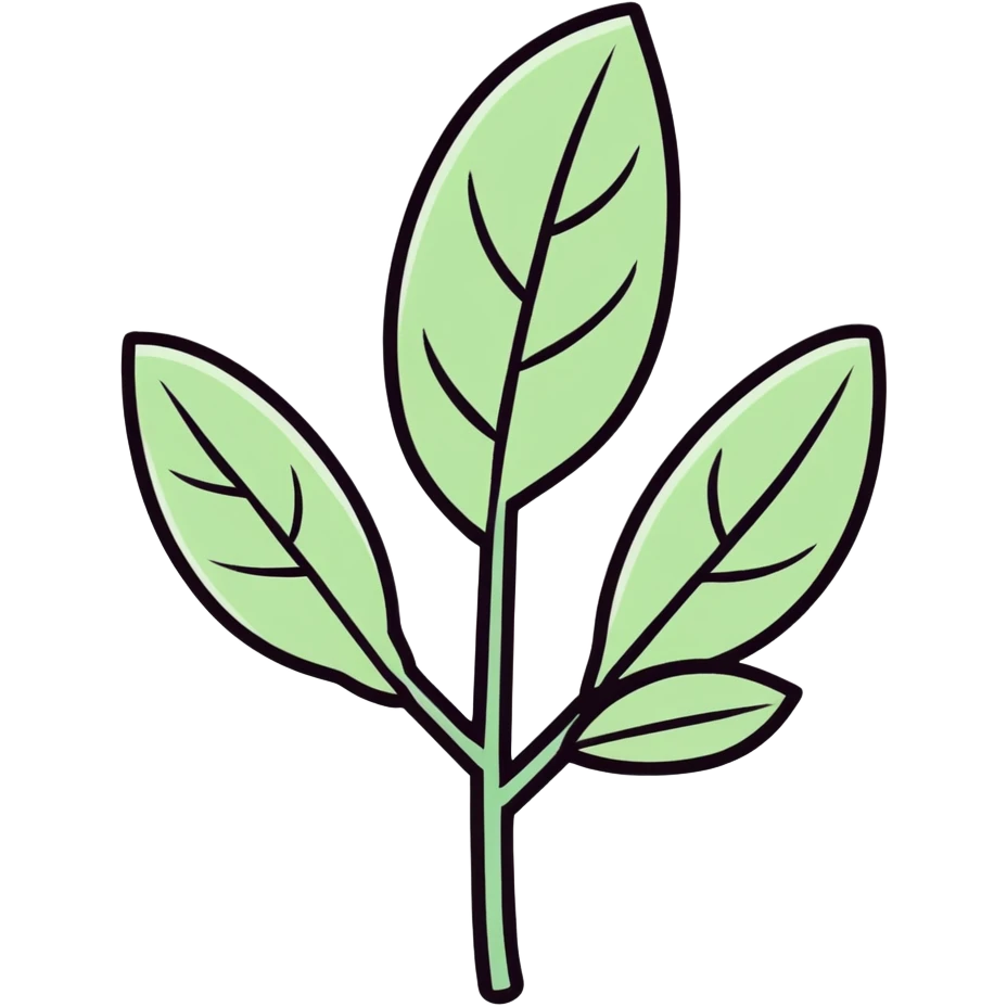 Sage leaf emoji
