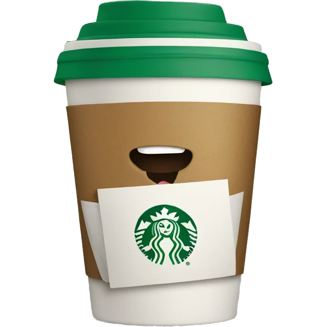 Starbucks with box emoji