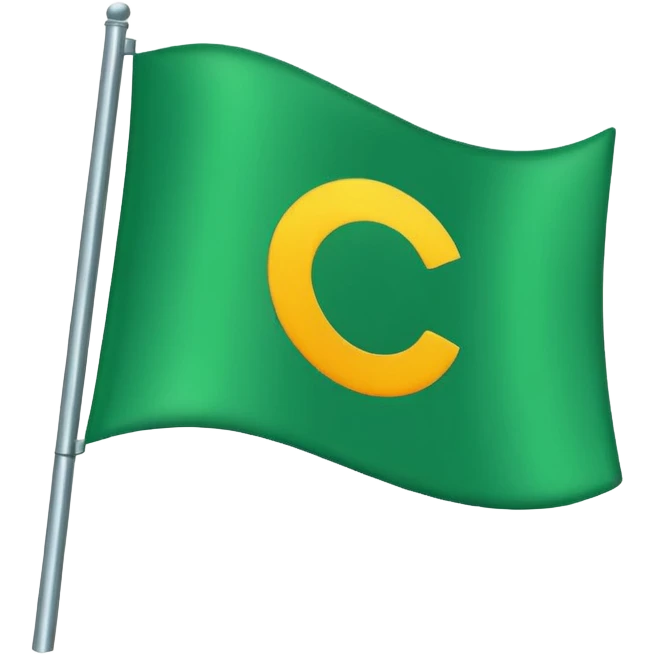 same green flag that red emoji