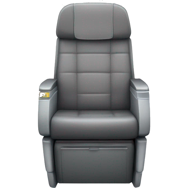 A First Class plane seat emoji