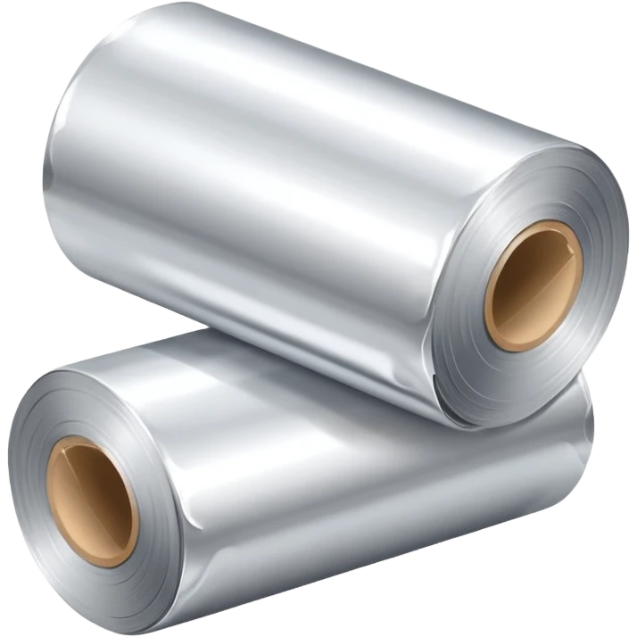  3 silver foil roll pack emoji