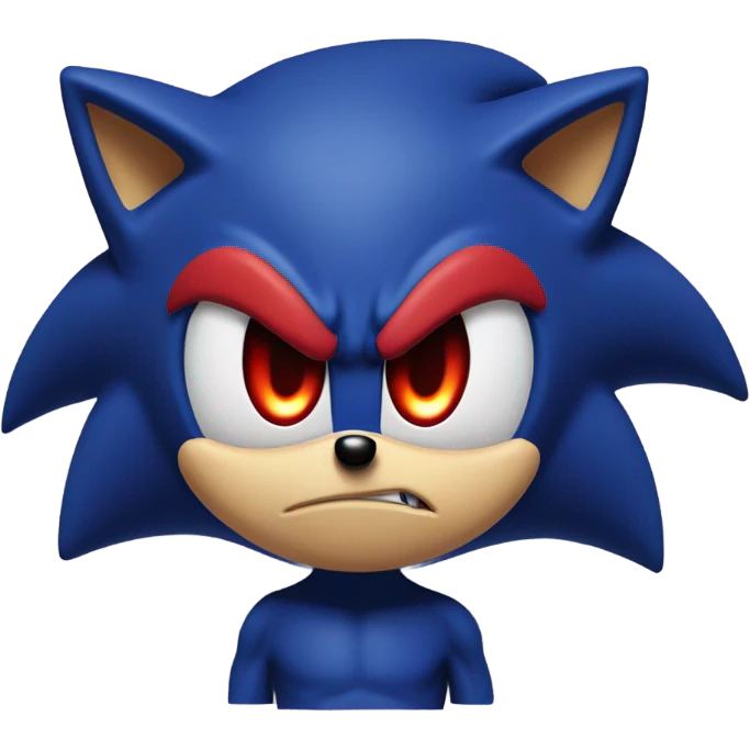evil sonic emoji