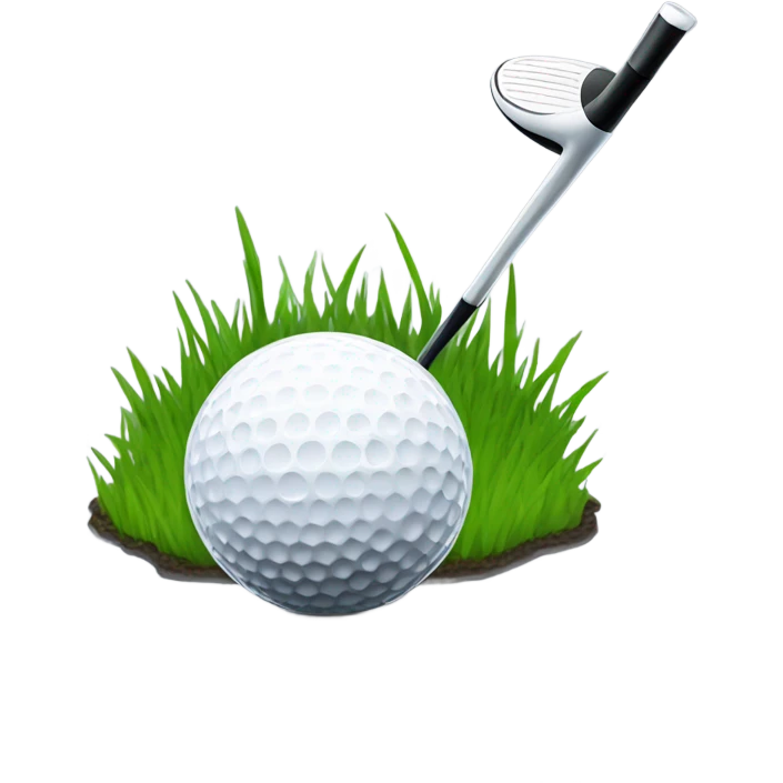 Golfball on tee emoji