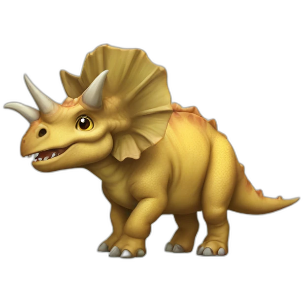 Triceratops emoji