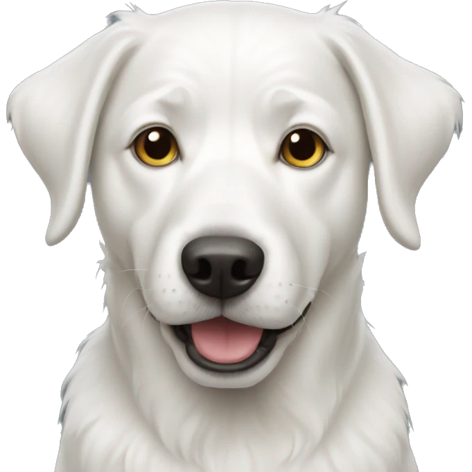 White dog emoji