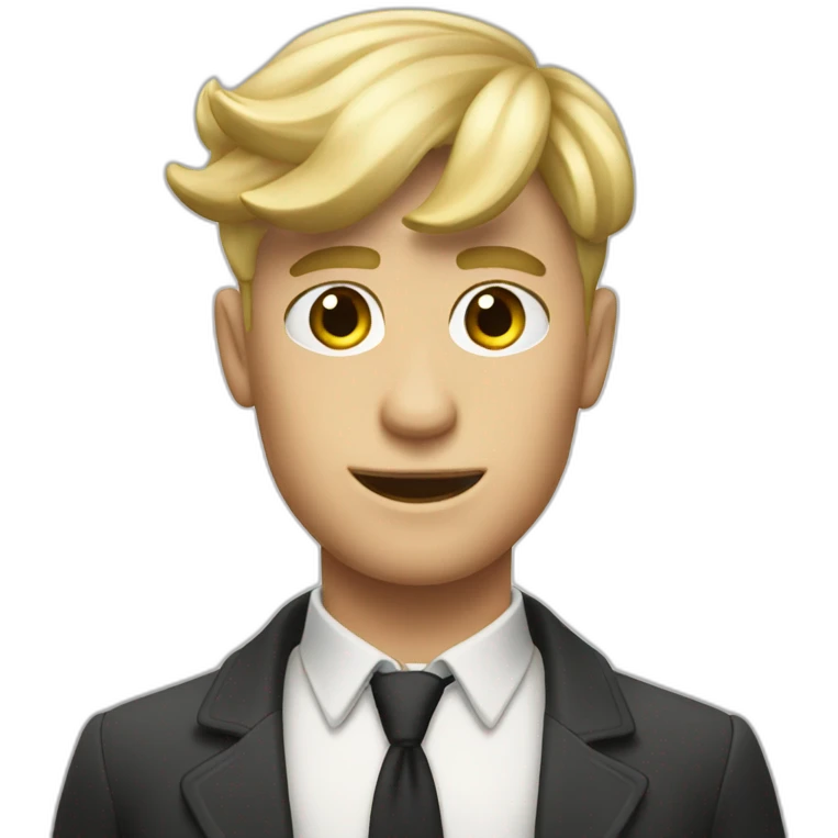 Peaky blonders salut emoji