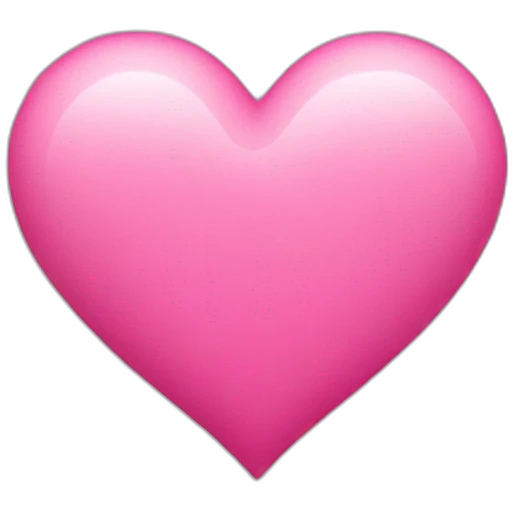 Pink heart emoji