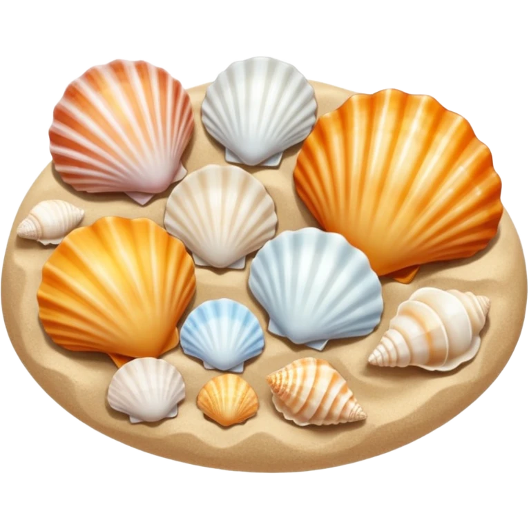 Shells at an ocean/beack  emoji