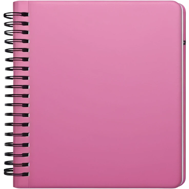 Pink notebook emoji