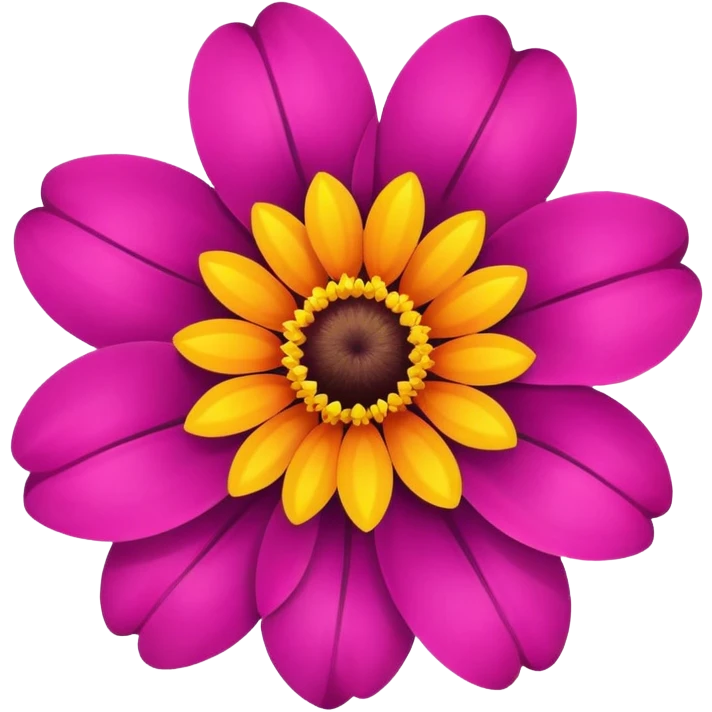 large colorful flower  emoji
