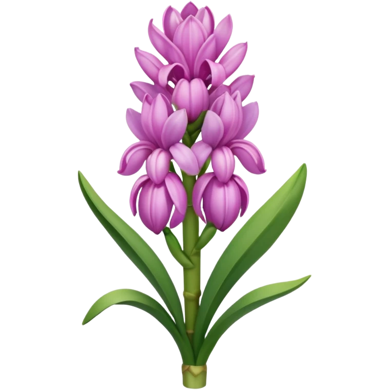 a light margenta  Hyacinth emoji