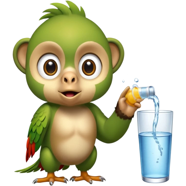 ترکیب 🦜💧🙊 emoji