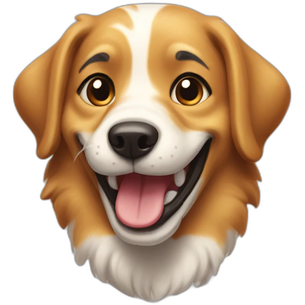 pleased-doggo-side-smile emoji