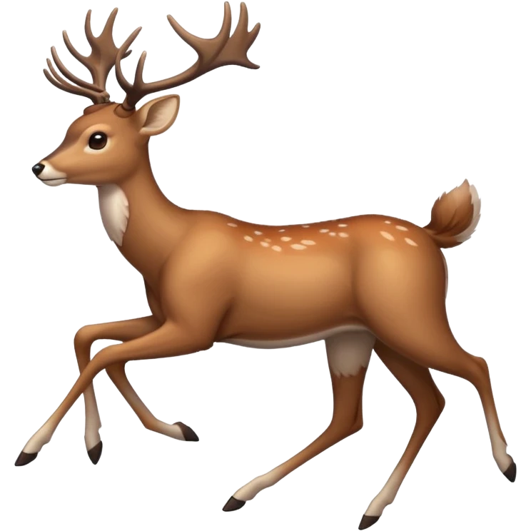 deer running emoji