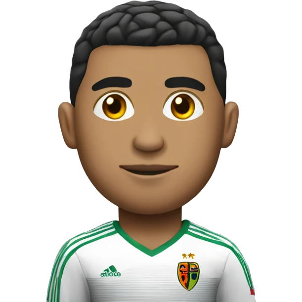 ronaldo wearing the ghana football jersey emoji