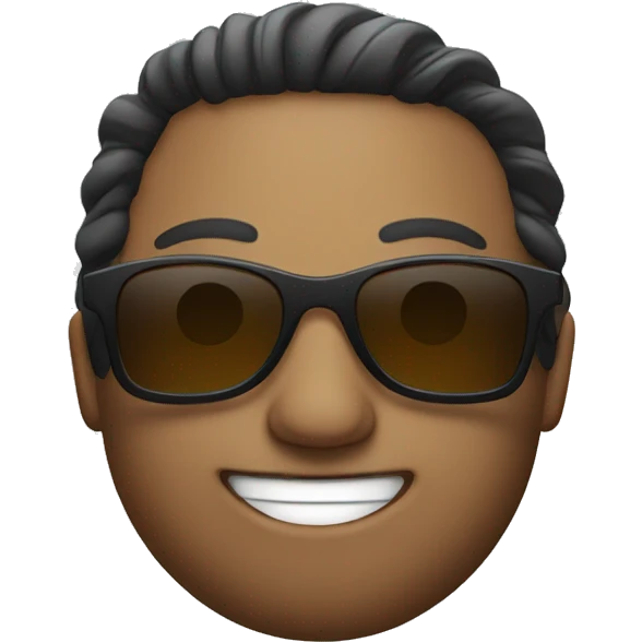 Smirking with sunglasses on emoji
